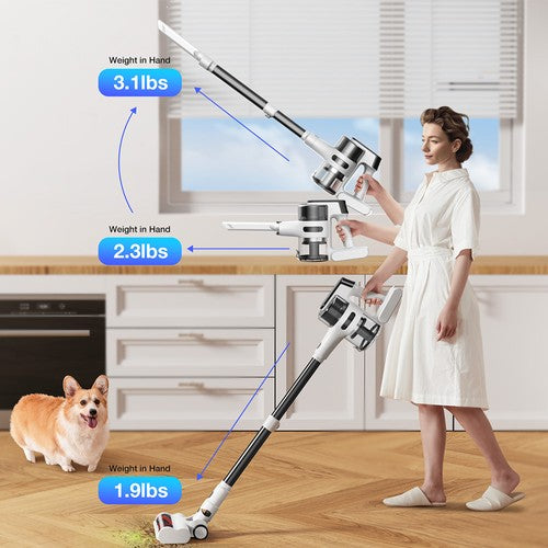 Aspirateur balai sans fil MOOSOO S5 Mate, 20 kPa Aspirateur balai sans fil MOOSOO S5 Mate, 20 kPa